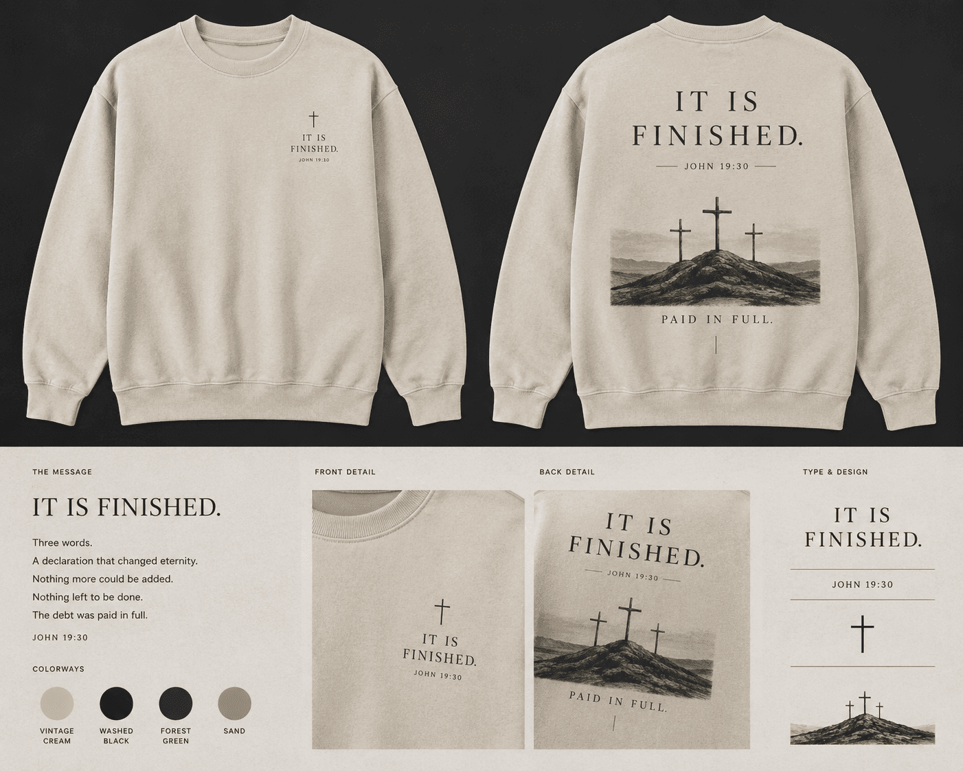IT IS FINISHED. — Paid in Full