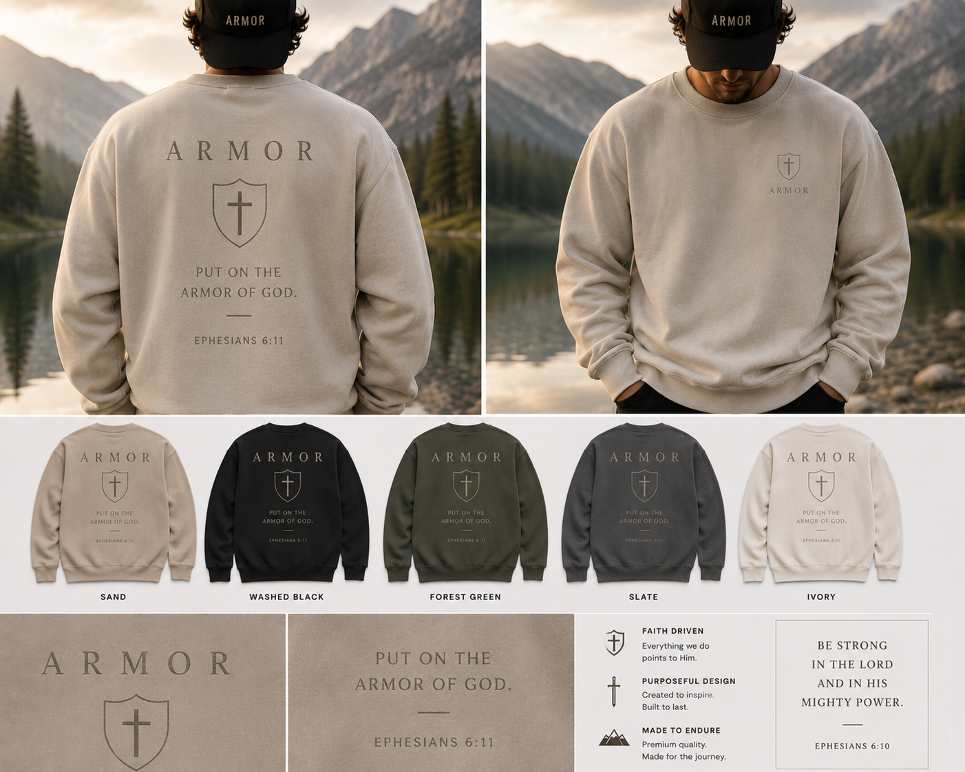 ARMOR — COVENANT Premium Crewneck